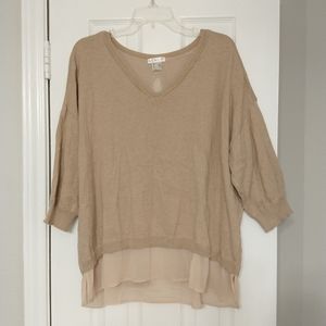 Beige top/ light sweater